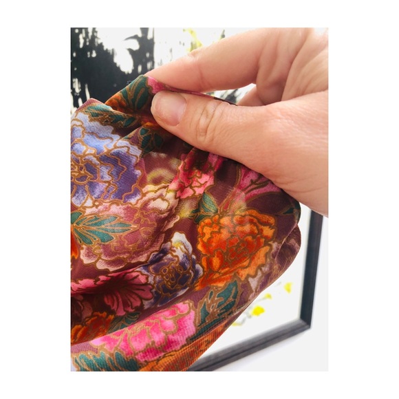 Sheer Floral Vintage Dress - Picture 5 of 7